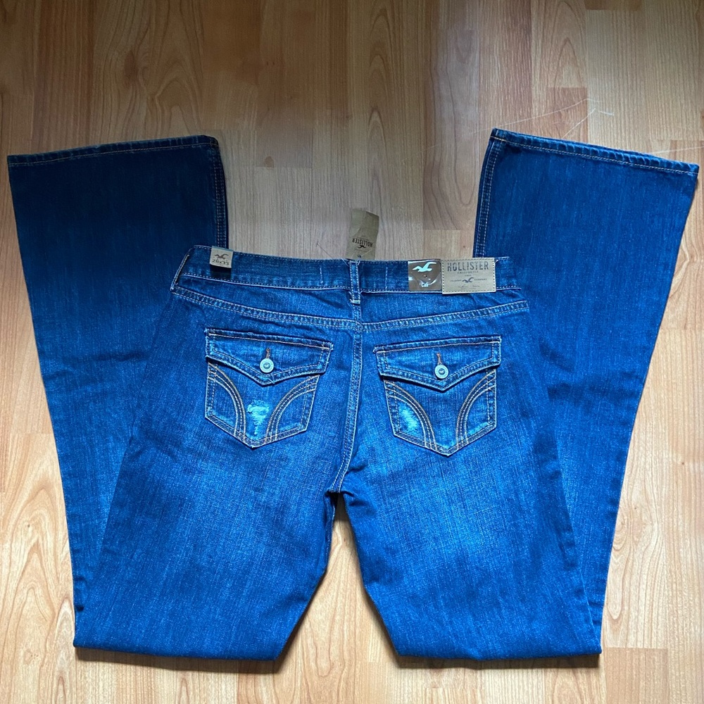 Hollister Denim Distressed Jeans NWT - Picture 6 of 8